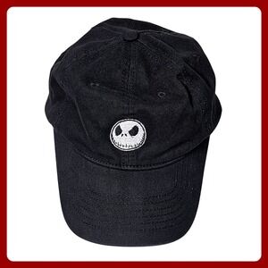 Disney Jack Skellington Unisex Snapback Hat Black 2017 Embroidered Cap Cotton